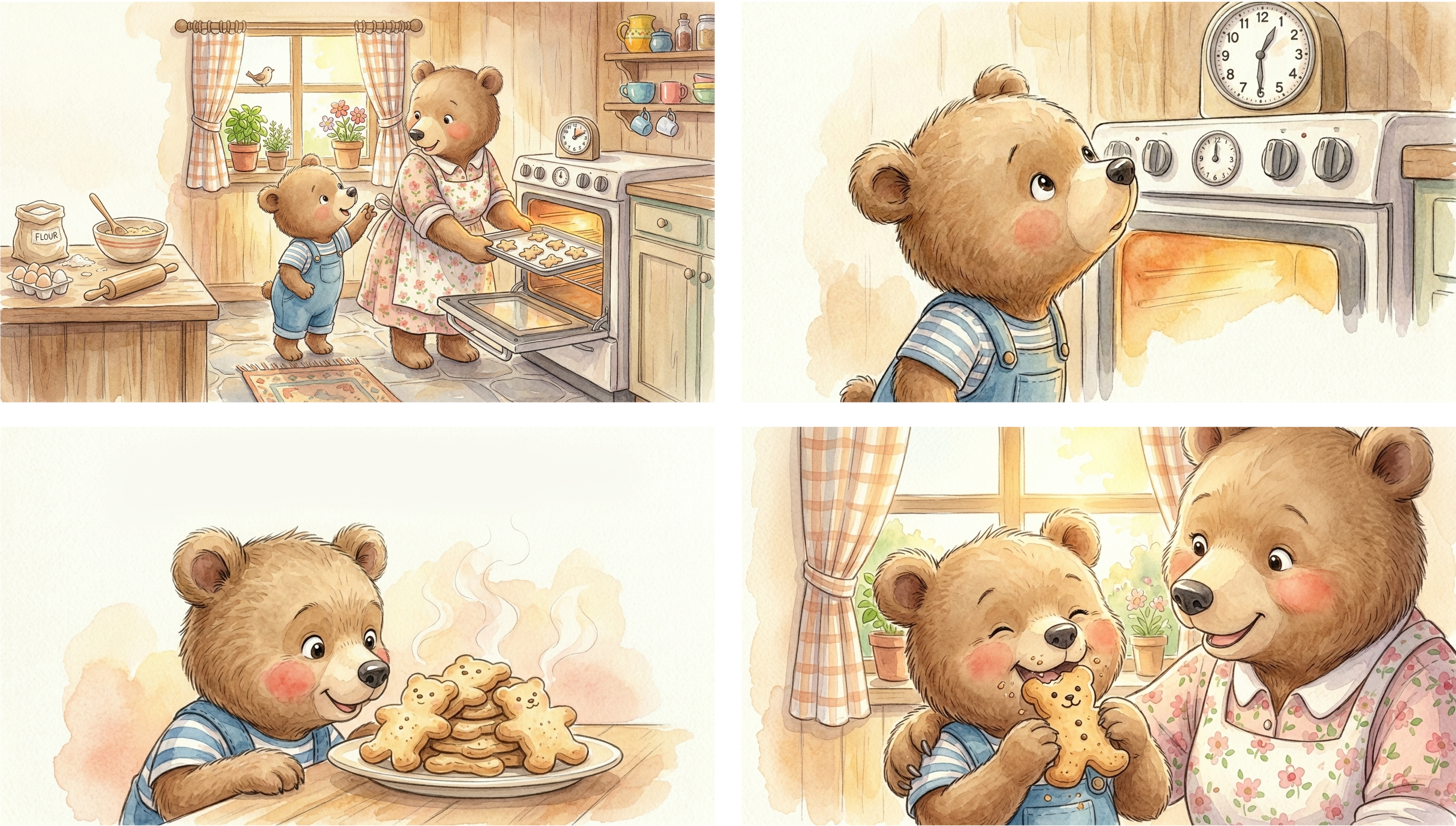 Story frames — Not Yet, Ben!