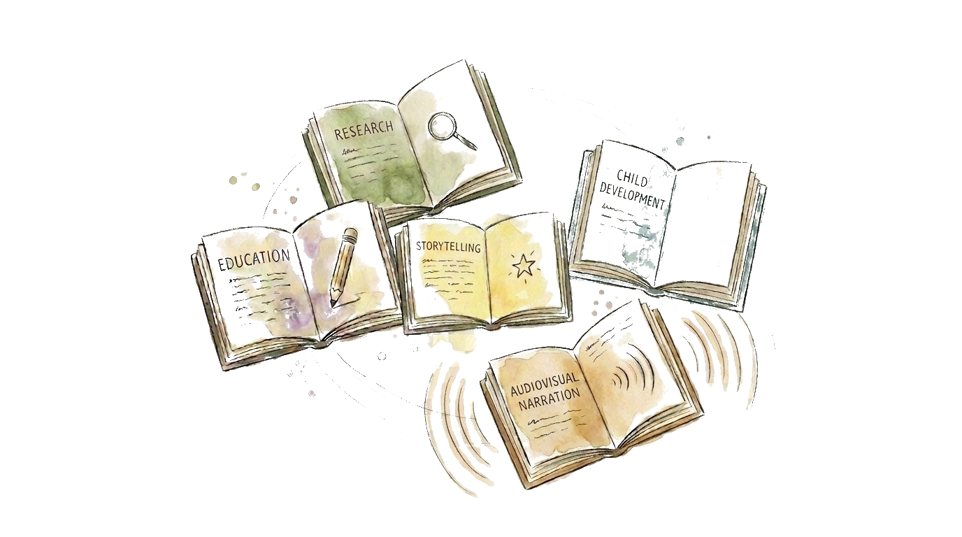 Interdisciplinary books — research, education, storytelling